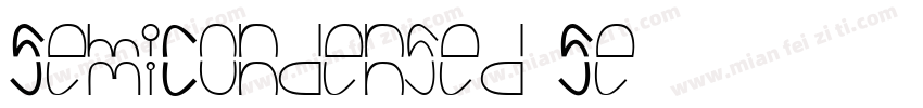 SemiCondensed Se字体转换